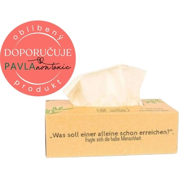 Pandoo Bambusové kapesníky 3-vrstvé 100 ks