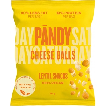Pandy Lentil Chips Příchuť sýr 50 g