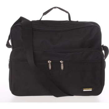 Pánská látková taška přes rameno Borneo černá