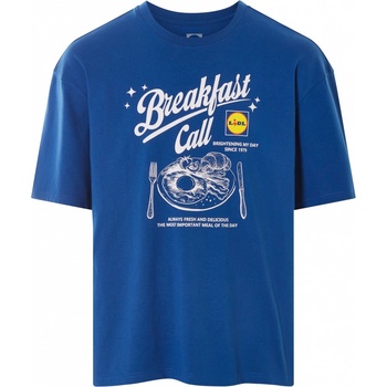 Pánské oversize triko s BIO bavlnou LIDL tmavě modrá