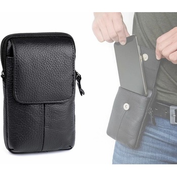 Pánské pouzdro peněženka na opasek na mobil doklady