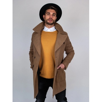 Pánský zimní kabát CX0362 hnědý