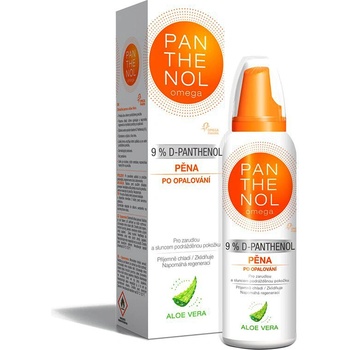 Panthenol Omega chladivá pěna s Aloe Vera 9% 150 ml