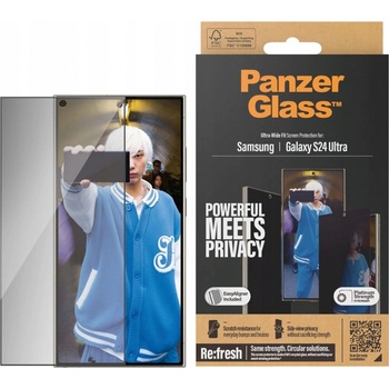 PanzerGlass Privacy Samsung Galaxy S24 Ultra s instalačním rámečkem P7352