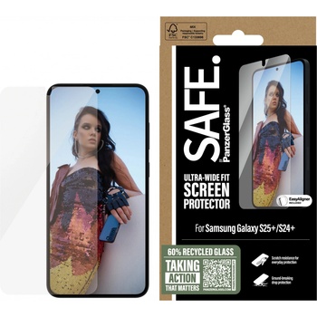 PanzerGlass SAFE Samsung Galaxy S25+/S24+ s instalačním rámečkem SARNUWFG37942