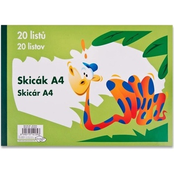 Papírny Brno Skicák A4 140 g 20 listů