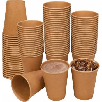 Papírové kelímky 250ML NA KRAFTOVOU KÁVU