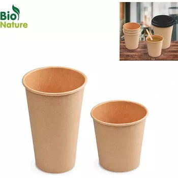 Papírový kelímek hnědý 420 ml, L Ø 90 mm 76442