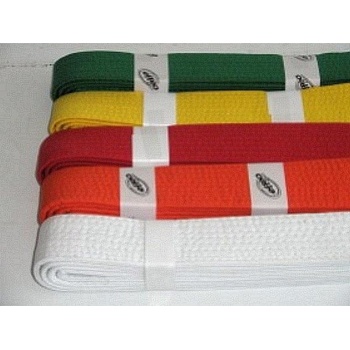 Pásek ke kimonu Judo 240 cm zelená