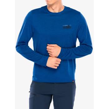 Patagonia L/S Cap Cool Daily Graphic Shirt 73 skyline/clement blue x-dye