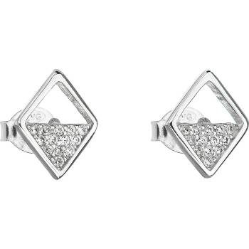 Pavona pecka se zirkonem bílý kosočtverec 11040.1