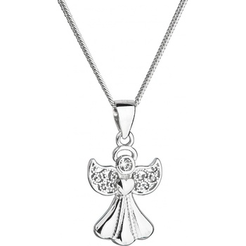 Pavona Stříbrný anděl se Swarovski krystaly bílý 32077.1