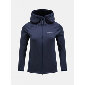 Peak Performance mikina W CHILL LIGHT ZIP HOOD BLUE SHADOW/PARACHUTE PURPLE/WANDER