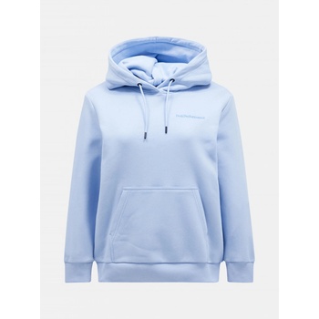 Peak Performance mikina W ORIGINAL SMALL LOGO HOOD modrá