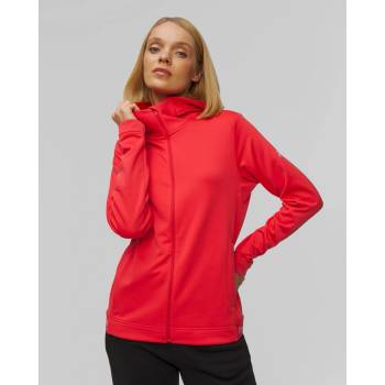 Peak Performance mikina W RIDER TECH ZIP HOOD červená