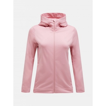 Peak Performance mikina W RIDER TECH ZIP HOOD růžová