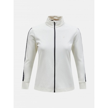 Peak Performance mikina W TURF ZIP LS TOP bílá