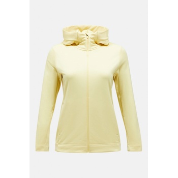 Peak Performance W RIDER TECH ZIP HOOD MELLOW YELLOW