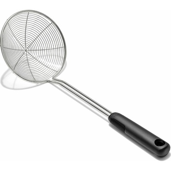 Pěnovačka / naběračka děrovaná GOOD GRIPS 38 cm, černá, nerezová ocel, OXO