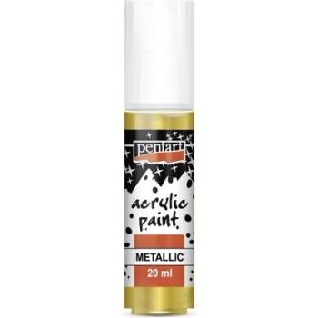 Pentart Akrylová barva metalická 20 ml ZLATÁ