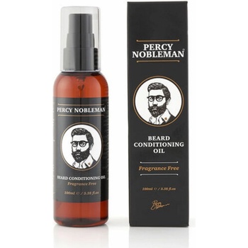 Percy Nobleman Beard Care vyživující olejový kondicionér na vousy (Signature Scented, 99% Organic Ingredients) 100 ml