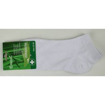 Pesail dámské zdravotní bambusové kotníkové ponožky 3 páry bílé
