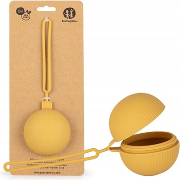 Petite&Mars pouzdro silikon na dudlík Take&Match Intense Ochre