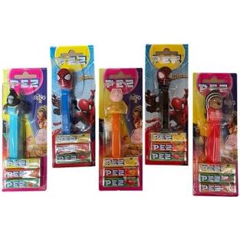 PEZ Spider Man nebo Sing 2 cukrové bonbonky 25,5 g