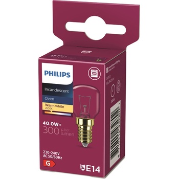 Philips 40.0W E14 230-240V 300°C T29 420Lm žárovka do trouby