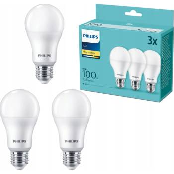 Philips žárovka LED klasik, 13W, E27, teplá bílá, 3ks