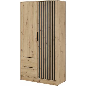 Piaski Nelly 105 cm dub artisan / černá