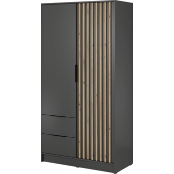 Piaski Nelly 105 cm grafit / dub artisan