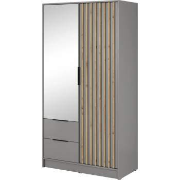 Piaski Nelly 105 cm zrcadlo šedá / dub artisan