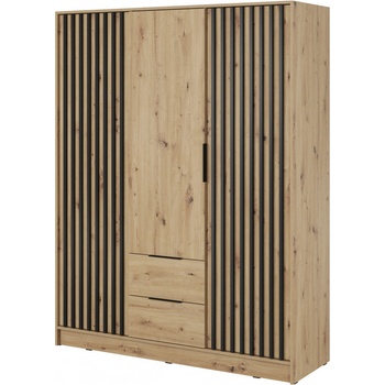 Piaski Nelly 155 cm dub artisan / černá