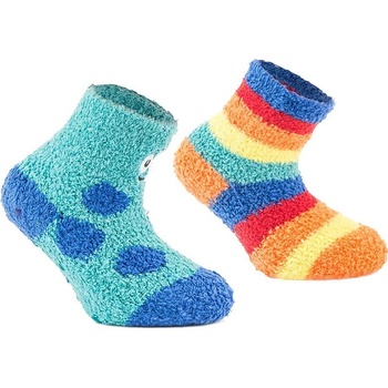 Pidilidi ponožky chlapecké FLUFFY s protiskluzem 2pack PD kluk