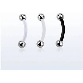 Piercingate piercing do obočí POB00218 bílá