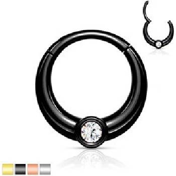 Piercingate piercing kroužek segment PKR00134 černá