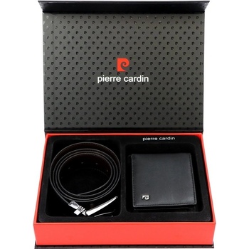 Pierre Cardin Dárková sada pro muže peněženka 8806 oboustranný pásek 130/115cm