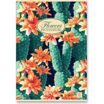 Pigna Školní sešit Nature Flowers A5 linkovaný mix motivů 544