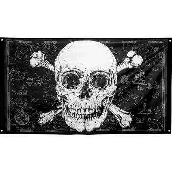 PIRÁTSKÁ VLAJKA 90 X 60 CM
