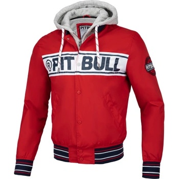 PitBull West Coast pánská letní bunda Angler červená