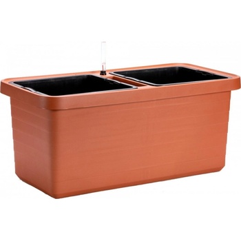 Plastia Samozavlažovací truhlík Berberis Duo 78x39x35 cm terakota