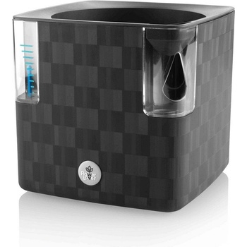 Plastkon Samozavlažovací květináč Cobble 14x14x14 cm antracitový