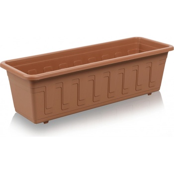 PLASTKON Truhlík Garden 50 cm hnědý