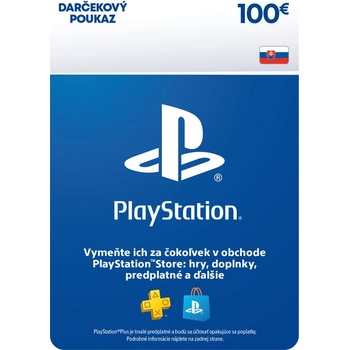 PlayStation Plus Extra dárková karta 100€ (12M členství) SK