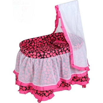 PlayTo Nikolka košík pro panenky růžový