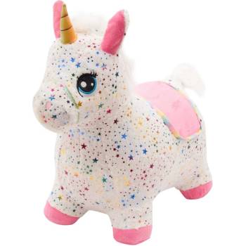 PlayTo plyšový skákací jednorožec se zvukem