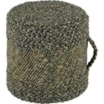 Pletený puf Pouf Copa 555 taupe Varianta: Pletený puf Pouf Copa 555 taupe-SLEVA