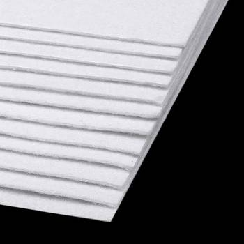 Plsť-filc dekorační 20x30cm balení 2ks bílá