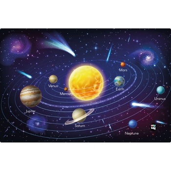 Podložka na stůl PP 60 x 40 cm planets